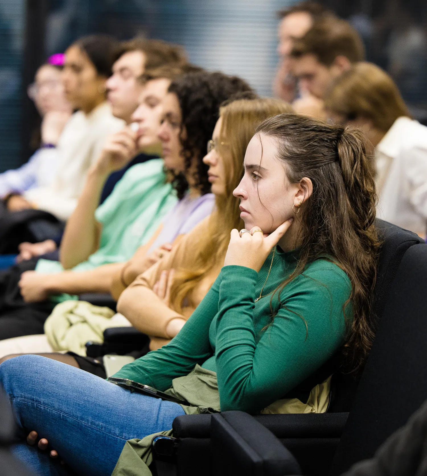 Image of a group of students in a lecture theatre