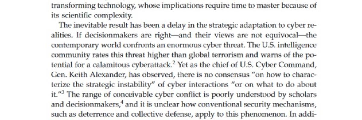 The Meaning of the Cyber Revolution: Perils to Theory and Statecraft