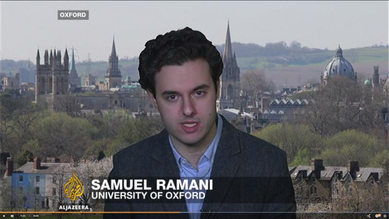 Samuel Ramani talks to Aljazeera about Putin and Syria