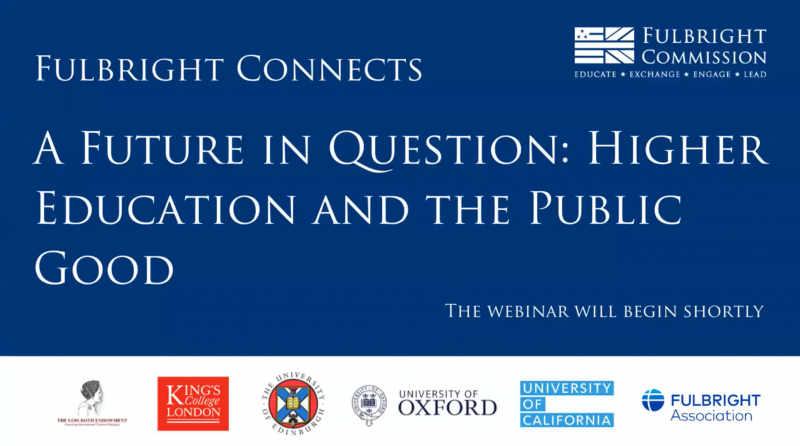 2020 Fulbright Lecture explores universities' role in a post-COVID world