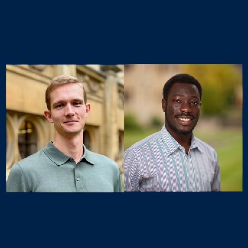 montage of a couple of men smiling at the camera