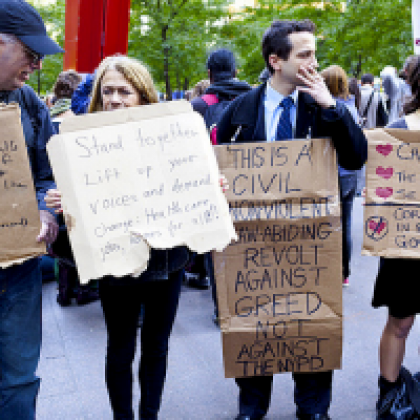 Professor Alan Ryan in THE on Occupy Wall St