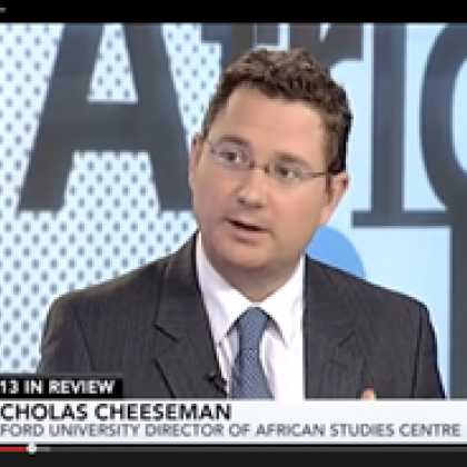Dr Nic Cheeseman reviews Africa in 2013 for Bloomberg TV