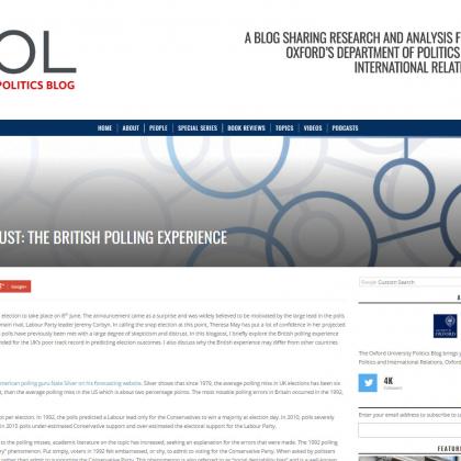 OxPol, the DPIR blog, publishes its 1,000th article